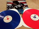 RYAN ADAMS : Gold :  (2) Colored Vinyl Record Set (2001) Lost Highway : Blue/Red