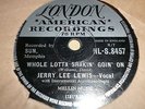 JERRY LEE LEWIS Whole lotta shakin' goin' on 78 LONDON HL-S8457