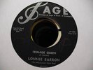 LONNIE BARRON COOL ROCKABILLY 45 ON SAGE 230 HEAR IT TEENAGE QUEEN