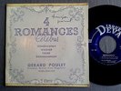 GERARD POULET violin  RARE FRENCH EP DEVA   FAURE  RACHMANINOFF