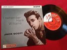 Jack Scott - I Remember Hank Williams - EP - Top Rank Mono Copy