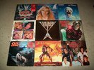 9 Hair Metal LPS WASP OZZY Poison KEEL (signed) Scorpions GREAT WHITE Quiet Riot