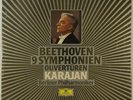 DGG DIGITAL BEETHOVEN KARAJAN COMPLETE 9 SYMPHONIES 7 LP BOX 415066-1 MINT