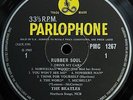 BEATLES 1965 Original UK Parlophone LP - Rubber Soul - EX - Beautiful EX++ Cover