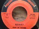 JOHN LEE HOOKER   Money / Bottle Up And Go 45   Impulse blues r&b