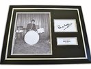 Pete Best Signed Framed Photo 12x16 The Beatles Autograph Memorabilia Display