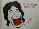 ROLLING STONES World Tour Live 2LP In Shrink Zebra Records