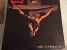 MERCYLESS Abject Offerings 1992 Lp 1st press w/lyrics