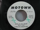 CAROLYN CRAWFORD-FORGET ABOUT ME/DEVIL IN HIS HEART-MOTOWN PROMO, Rare