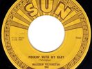SUN ROCKABILLY - MALCOLM YELVINGTON - ROCKIN' WITH MY BABY - RARE ORIGINAL 45'
