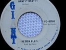 ACTION ELLIS Want It Want It / Big Wood GIANT Rocksteady Skinhead 45 Hear