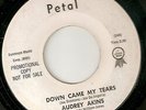 AUDREY AKINS Down Came My Tears PETAL PROMO NORTHERN SOUL 45