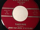 RARE R&B BLACK ROCKER 45/ HOUND DOG TAYLOR 