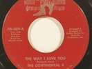 Northern soul 45 CONTINENTAL 4 “Way I Love You” JAY-WALKING 009 nm superb HEAR