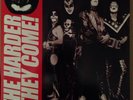 KISS The Harder They Come red vinyl 1974 + postcard Ace Frehley Paul Stanley