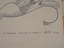 Al Hirschfeld SIGNED/dated Caedmon Album Art Cover-S.J. Perelman/Jose Ferrer