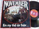 NOVEMBER SWEDISH PROG PSYCH LP EN NY TID ÄR HÄR 1970 EX/EX NOTE THE REAL P & P