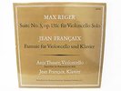 ANJA THAUER Cello REGER+FRANCAIX - RARE PRIVATE DGG 003206 10