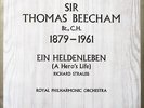 THOMAS BEECHAM / R. Strauss Ein Heldenleben / EMI HMV Cream&Gold ASD 421