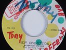 Reggae 45 BURNING SPEARS New Civilization IRON SIDE HEAR