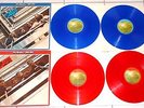 4 x THE BEATLES LP LIMITIERTE SONDER-AUFLAGE ROTES + BLAUES ALBUM VINYL SAMMLER