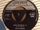 THE CLOVERS - Love Potion No 9. UK London Tri Centre 7'. Rock & Roll Ex