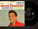 ELVIS PRESLEY 45 PS Heartbreak Hotel / I Was The One GOLD STANDARD on RCA 0605