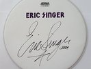 KISS Eric Singer Autographed Drum head