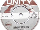 EARLY REGGAE - UNITY 504 / SLIM SMITH - EVERYBODY NEEDS LOVE - GREAT