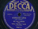 14pc78 -Blues-Decca 7827-Big Joe Turner w/ Willie the Lion Smith