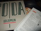LED ZEPPELIN : CODA LP 1982 ATLANTIC GERMANY + ORIGINAL COLOURED PROMOSHEET