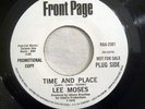 Soul/Funk 45 Lee Moses - Time & Place FRONT PAGE DJ WL Promo ORIG MKA Listen