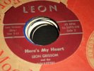 Leon Grissom & the Roulettes Scarce Country Bopper 45 on Leon LISTEN