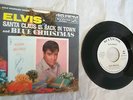Vintage Record Elvis Blue Christmas Promo RCA 45 rpm ©1957 w/Jacket