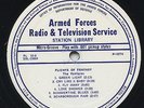 Rare Rock Radio Show LP - The Ventures - Armed Forces Network - RL 52-8