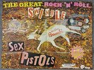 THE SEX PISTOLS THE GREAT ROCK N ROLL SWINDLE + RARE WITHDRAWN BAMBI POSTER MINT