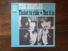 the beatles : ticket to ride - yes it is - disque emi odéon  C006-04458
