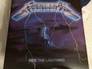 METALLICA Ride The Lightning 1984 Lp 1st press with misprints & original lyrics