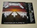 METALLICA - MASTER OF PUPPETS - LP + INNER 1986 UK PRESSING CLASSIC LISTEN