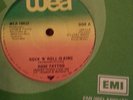 ROSE TATTOO - ANGRY ANDERSON - RARE IRISH PRESS 45 - ROCK 'N' ROLL IS KING  1981