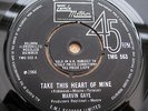 Marvin Gaye TAKE THIS HEART OF MINE UK 45 1966 TAMLA MOTOWN PLAYS EXCELLENT PLUS