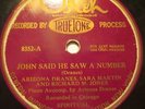 78 RPM RECORD OKEH 8352 ARIZONA DRANES