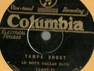 Le Roy's Dallas Band, Tampa Shout, Going Away Blues, Columbia 14402 78 rpm E-