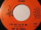 RARE NORTHERN SOUL 45/ OUT OF SIGHTS 