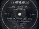 266e.  Vincent D'Indy - Poems Montagnes & Tableaux de Voyage - Symposium 1012
