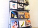 VINTAGE INDUSTRIAL SHELVING/RECORD STORAGE/DISPLAY - VINYL STORAGE