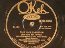 Frankie Trumbauer and His Orchestra, Okeh 41145, E