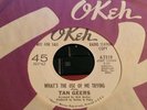 Rare Northern Soul Promo 45 Tan Geers ^ OKEH ^ What's The Use Of Me Trying ^