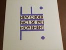 NEW ORDER movement UK LP 1981 joy division FACTORY near mint