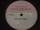78 rpm unreleased doowop ACETATE Unknown artist *HEAR IT doo wop BIM BAM BOOM